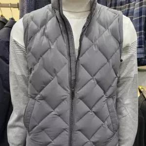 [크로커다일남성]아가일  무봉제 구스다운 베스트(CDAA9MV9817)_CA