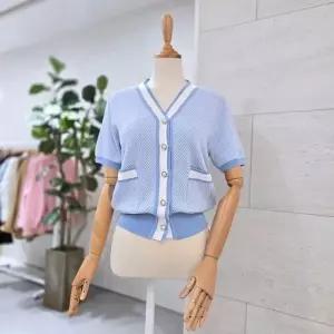 [대구백화점][기타]헤링본진주버튼가디건(B26D7FCD003)