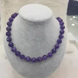 [액쇼]자수정 목걸이12m_IC