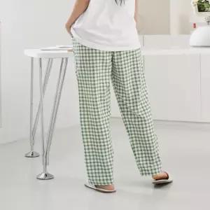 [글램공감]빌리지 체크 남여공용 커플잠옷 파자마바지