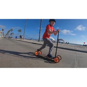 탈착식 스케이트보드 손잡이 - (핸들 전용 보드 없음) 배우기 쉽게 만듭니다