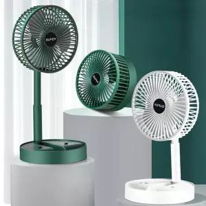 무선 미니 선풍기 휴대용 탁상 USB 충전식