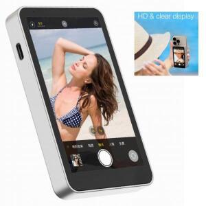 자석식 스마트폰 셀카 스크린 프로젝터 풀 HD 무선 블루컬러투스 후면 카메라 모니터 (브이로그 라이브 비