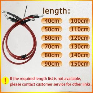 호환상품 바이크 오토바이 브레이크 호스 110cm-150cm 범용 케이블 라인 28 ° 땋은 강철 유압 클러치 라디