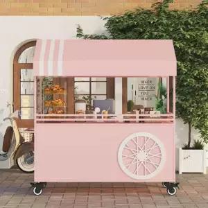 이동식 가판대 플리마켓 진열대 행사용 카트 판매대 부스 전시 야시장 매대