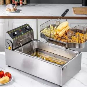 업소용 튀김기 전기 20L 통닭 치킨 돈까스 핫도그 감자 프렌치프라이