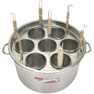 업소용 해면기 건지기 우동 7구 소바 면 냉면 세트 기계 삶는