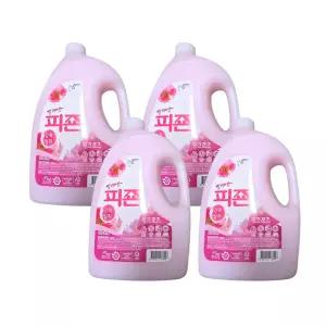 피죤 핑크로즈 섬유유연제 3100ml x 4개