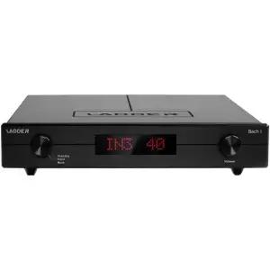 래더 바흐 II R2R 프리앰프 개별 디코딩 DSD 하이엔드 싱글 엔드 밸런스드 리모컨 포함 (검은색)