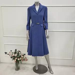 [미니멈]MXBAWO4070NA사이드플리츠 하프슬리브스 원피스_JK