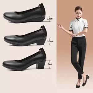 [베리슈]소프달링 여성2.5/3.5/5cm 3타입 발편한 근무화 미들힐 펌프스 빅사이즈 정장