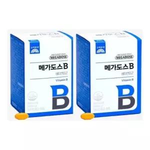 메가도스B 비타민B 컴플렉스 60정 X 2개 (4개월분)