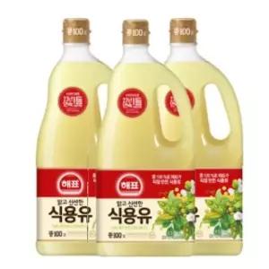 사조해표 식용유 1.8L , 3병