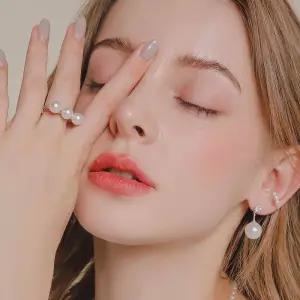 [제이로렌]트리플 진주 반지 R0583