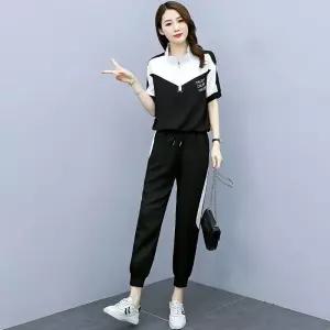 손오반 여성용 여름 캐주얼 투피스 데일리룩 트레이닝복 긴팔세트 트레이닝 세트 생 KUK2