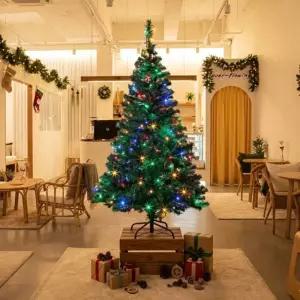 150cm 감성 루미나 전구 트리 세트(100구 컬러) 51(0405) A트리 겨울 크리스마스장식 소품 인테리어 장식용