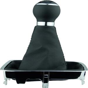 자동차 수동 6 단 기어 시프트 노브 (블랙 부츠 커버 포함) VW Tiguan 용 Gaitor Collar 2007 액세서리