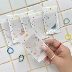 [갓샵]컬러 심플 비즈 반지 만들기 DIY 세트 키트 6color
