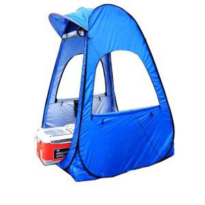 원터치 텐트 1인용 낚시텐트 1인용102701 바람막이 메쉬 창문형 투명형 1.