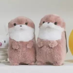 [갓샵]어뮤즈 수달 가방 인형 키링 귀여운 애착 봉제 동물