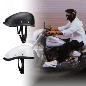 헌팅캡 오토바이 헬멧 클래식 반모 네이 하프 매트 캐주얼 흰색 킥보드 하얀색 대두