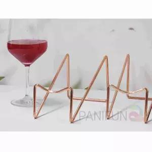 와인랙 1구 로즈골드 병렉와인보관대 와인 거치대 진열대 선반 걸이 장식장 수납 병렉 스텐