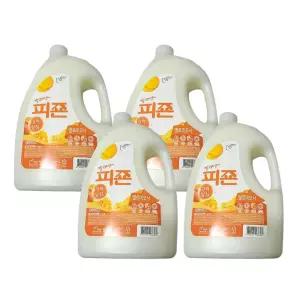 피죤 옐로미모사 섬유유연제 3100ml x 4개