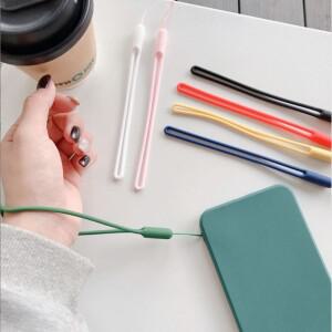 손목 스트랩 핸드 랜야드 실리콘 참 휴대폰 핸드폰 카메라 키 코드 체인 귀여운 걸이 로프