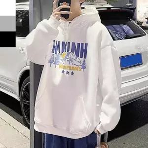 [아이에스이랩]HIKINH 프린팅 오버핏 후드티셔츠 맨투맨 I3TS021W