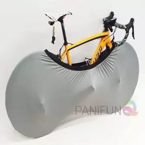 자전거바퀴커버 그레이 방수덮개자전거 체인 카바 레인 휠커버 실내보관