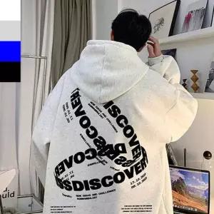 [아이에스이랩]레터링 프린팅 오버핏 후드 티셔츠 맨투맨 I3TS022W