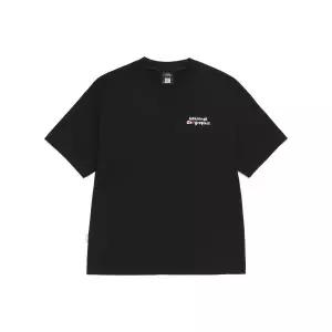 내셔널지오그래픽 N262UTS904 소로나 쿨 스크립트 세미오버핏 반팔 티셔츠 BLACK 993708