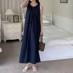 [기타브랜드]네쥬 여성 여름 홀터넥 뒷 리본 트임 나시 롱 원피스