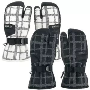 [티오][인슬로]체크 남녀공용 스키 보드 삼지 장갑 G4336 따뜻한 방한장갑