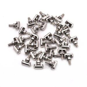 나사 수정 자동차 모양의 스테인레스 고정 2PCS 볼트 CN 스틸 교체 그로멧 6MM 너트 배터리 일반