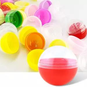 반투명 빈 뽑기 공 통 캡슐 볼 추첨 원형 32mm 55mm 65mm 45mm