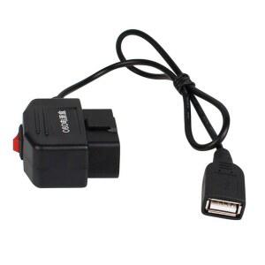 자동차 충전 케이블 OBD 대시 키트 USB 3A 주차 스위치 캠코더 DVR 24 캠 와이어 5V 하드 차량 모니 시간