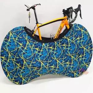 불꽃 자전거바퀴커버 카바자전거 덮개 방수 체인 레인 휠커버 실내보관