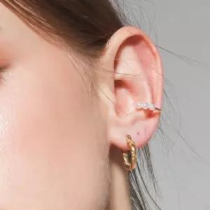 [제이로렌]3알 쪼르르 진주 이어커프 M03823