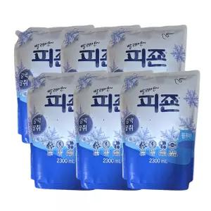 피죤 블루비앙카 섬유유연제 리필 2300ml x 6개