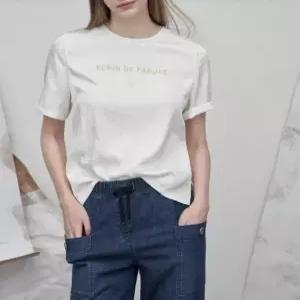 [올리비아로렌]올리비아로렌 크링클 블라우스 티셔츠 VVCAS5M3321 애플아울렛