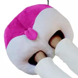 핑크 시바견궁둥이 USB 발열쿠션 발난로 손난로로 사무실로 업무용로 학생로 따뜻한로 발보온기 풋보 용품