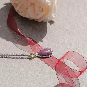 [제이로렌]바이데이지 루비 원석 목걸이 Bn0432R