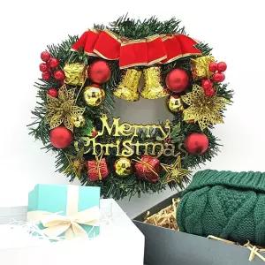 크리스마스 레드리본장식 성탄절 트리 연말 파티