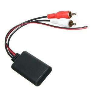 차량용 무선 블루투스 리시버 모듈 AUX 케이블 어댑터 HIFI 사운드 음악 오디오 스테레오 2RCA 인터페이스