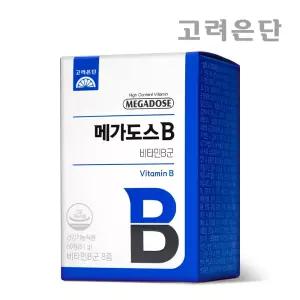 메가도스B 비타민B 컴플렉스 60정, 1개 (2개월분)