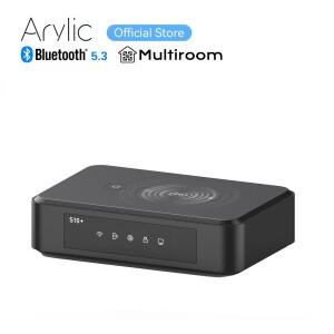 Arylic S10+ Wireless Music Streamer 3.5mm Jack Aux Bluetooth Audio Receiver for PC Adapter AUX Multi