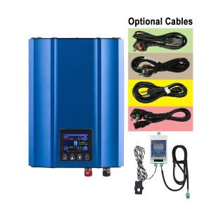 태양광 패널용 1000W 그리드 타이 인버터, 리미터 센서가 있는 LCD 디스플레이, WiFi 옵션, 배터리 방전 기
