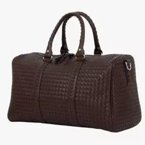 [옷자락]여자 화이트 보스턴백 큰사이즈 위빙 여행가방 크로스백