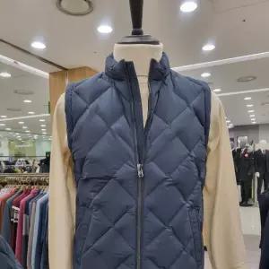 [크로커다일남성]아가일무봉제구스다운베스트CDAA9MV981738_IC